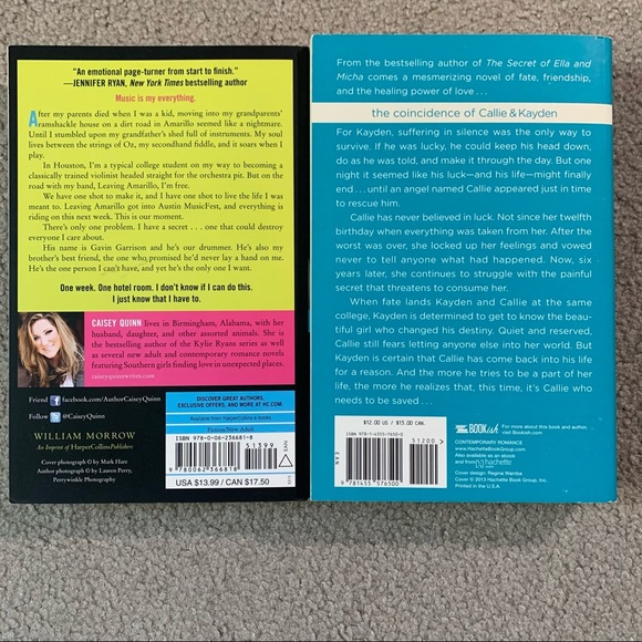 2📚Leaving Amarillo/Coincidence of Callie & Kayden - Picture 2 of 8